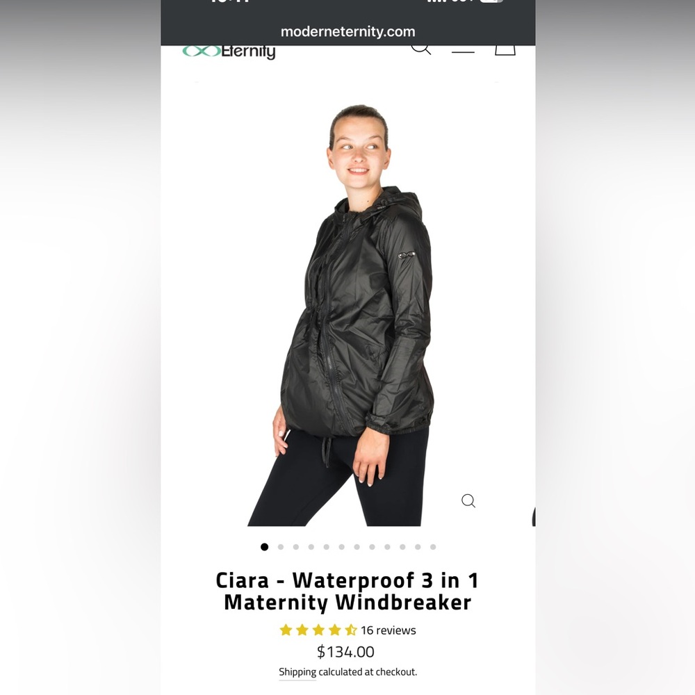 Modern Eternity Maternity Baby Wearing Jacket 3-1